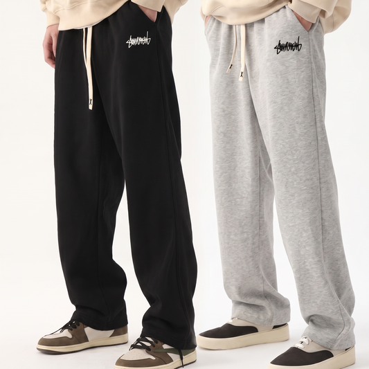 Alonso, pantalón jogger en negro y gris
