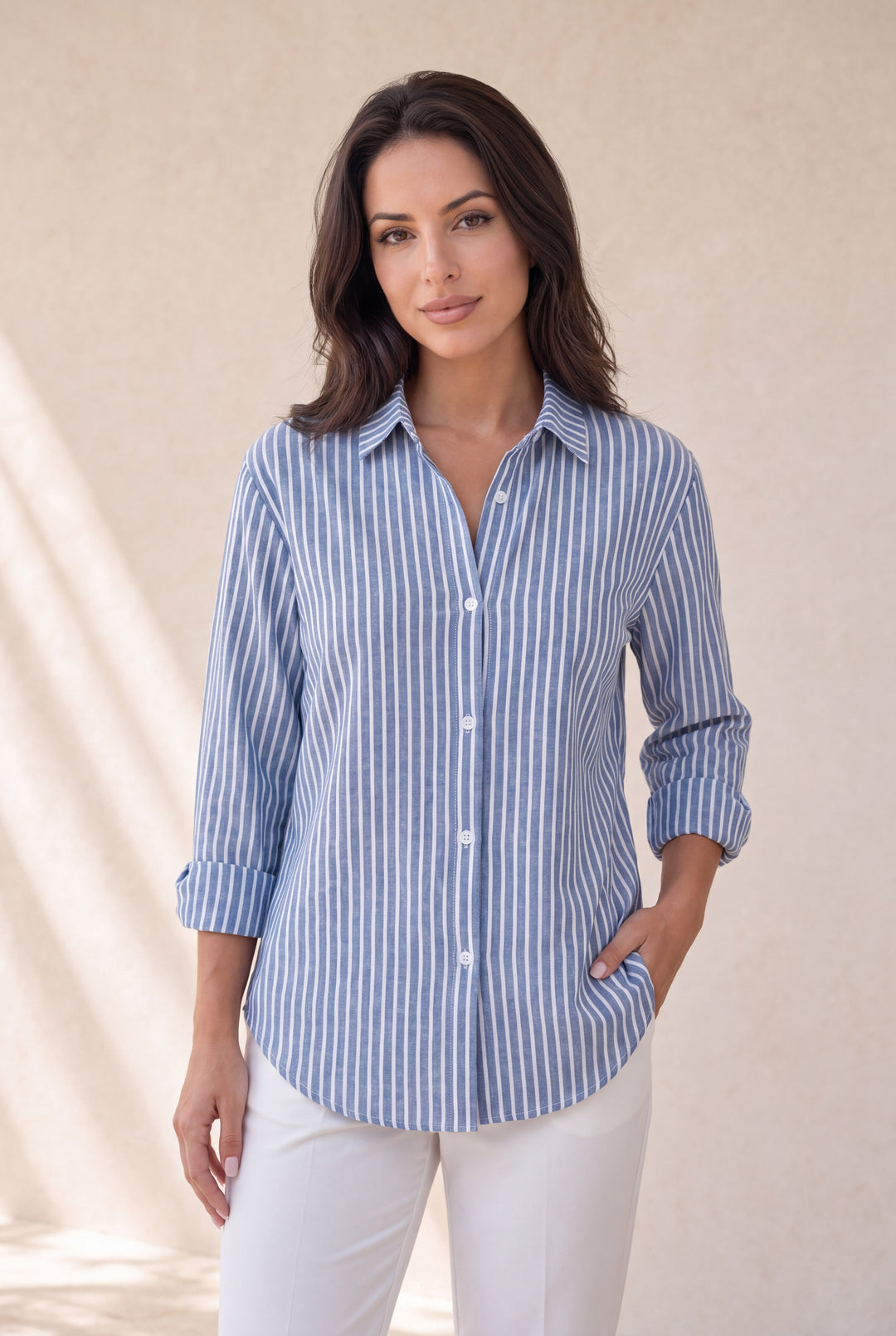 Ginevra | Camisa a rayas con botones
