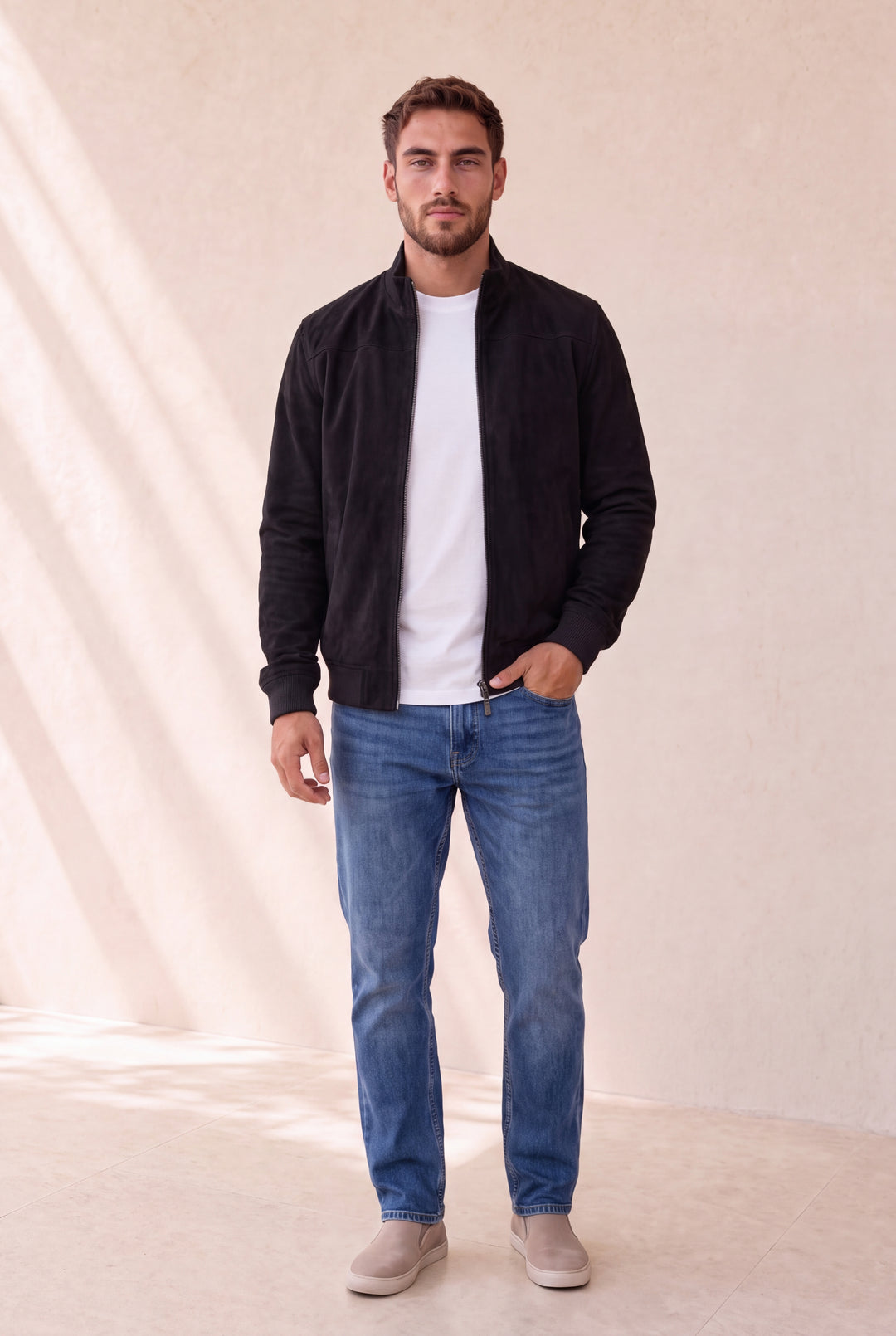 Corrado | Bomber de gamuza