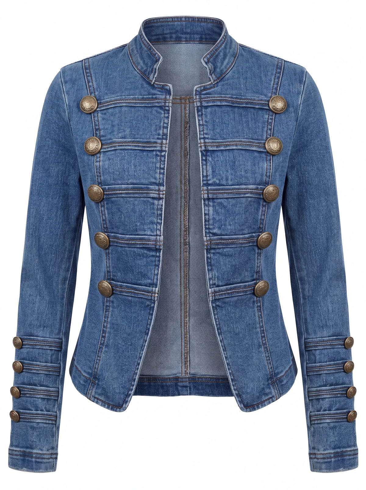 Valentina | Chaqueta de mezclilla estilo militar