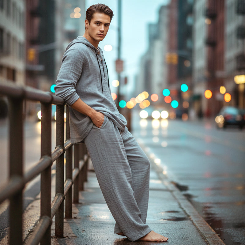 Bruno | Conjunto de sudadera con capucha y pantalón