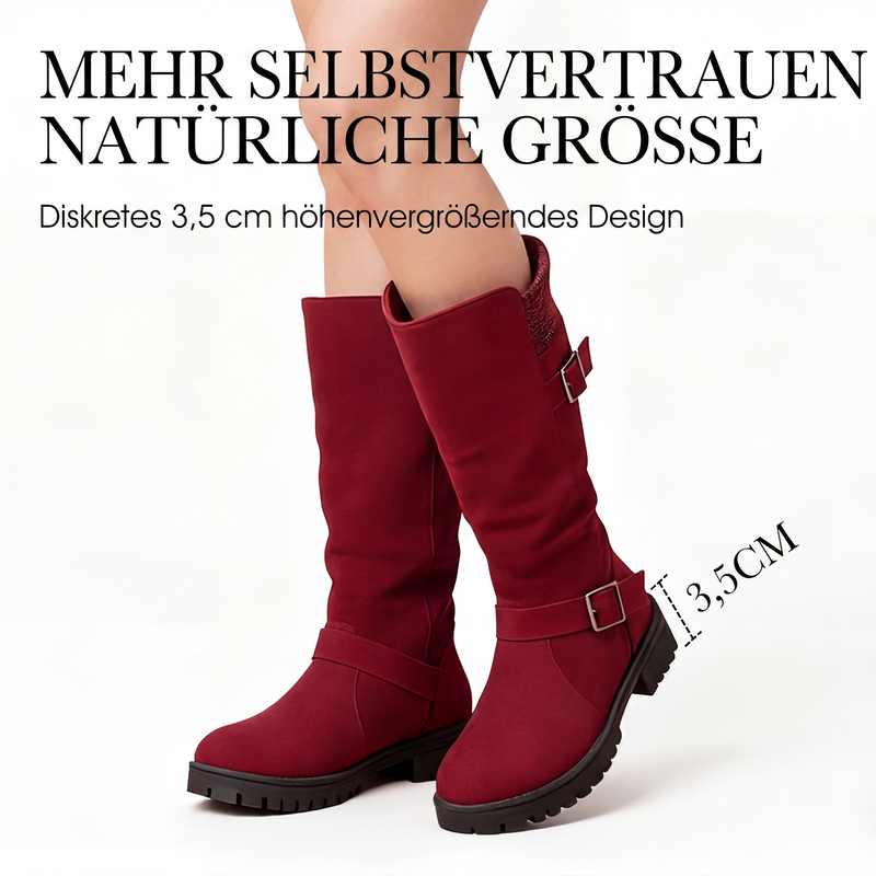 Renata | Botas hasta la pantorrilla con hebillas