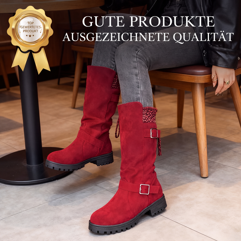 Renata | Botas hasta la pantorrilla con hebillas