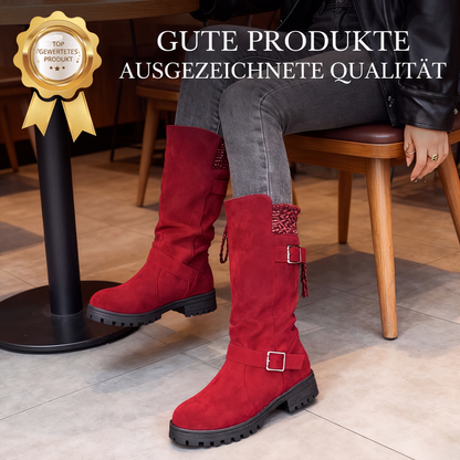 Renata | Botas hasta la pantorrilla con hebillas