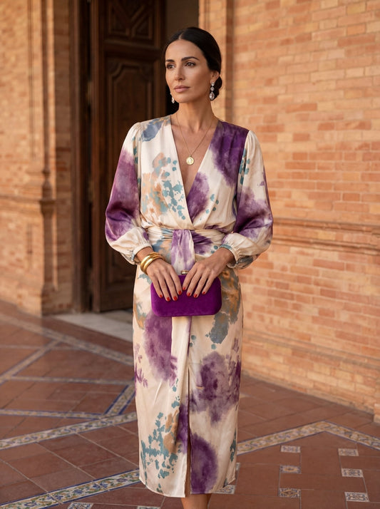 Olivia | Vestido con cuello en v